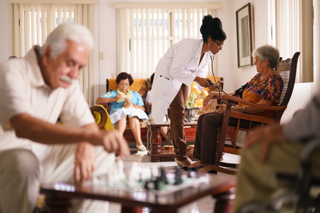 elderly in hospice care