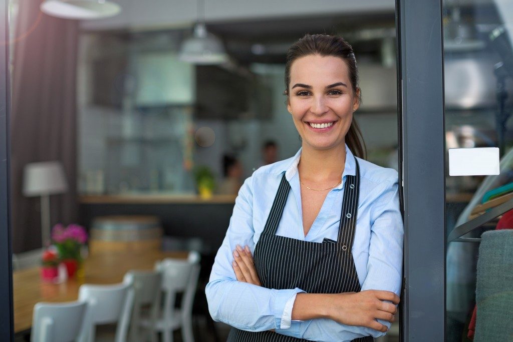 portrait of a restaurant owner