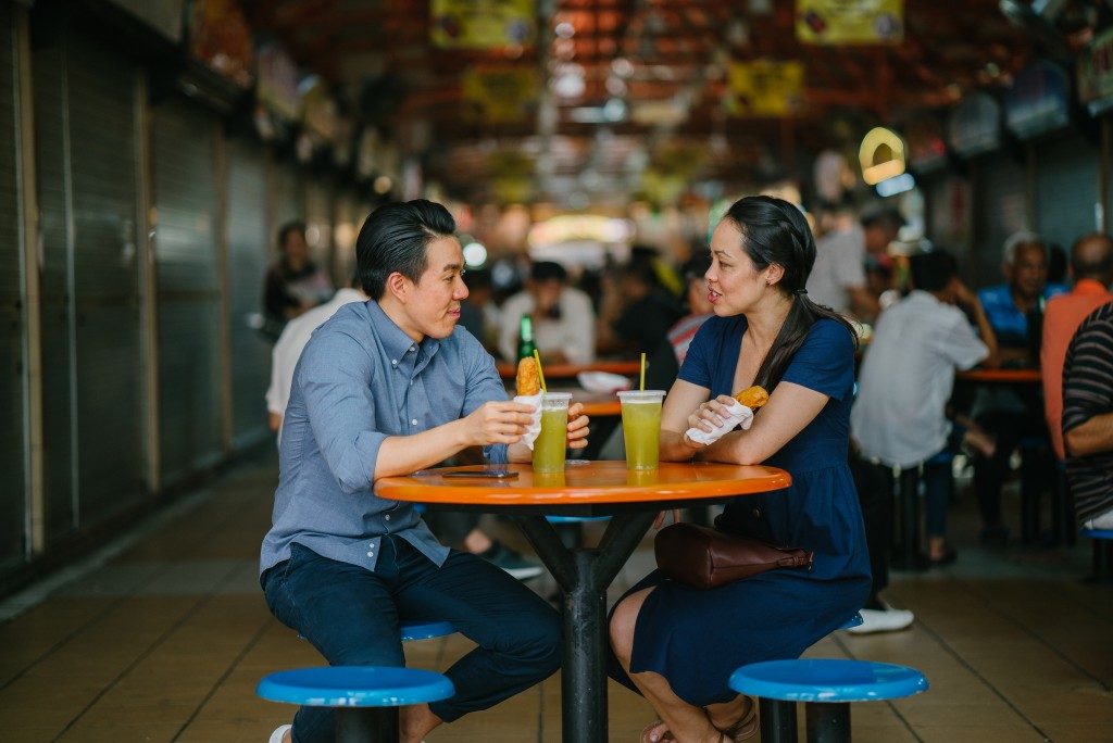 couple out on a date