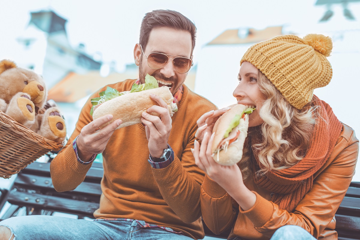 eating together