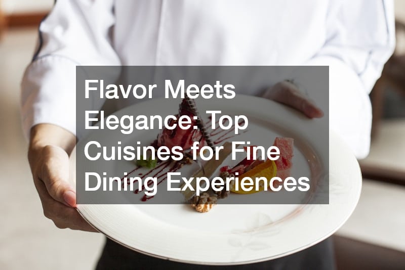 a fine dining dish